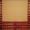 Cream colour Gadwal Cotton Saree - HSCB-35 - Click here to View more details about this Product